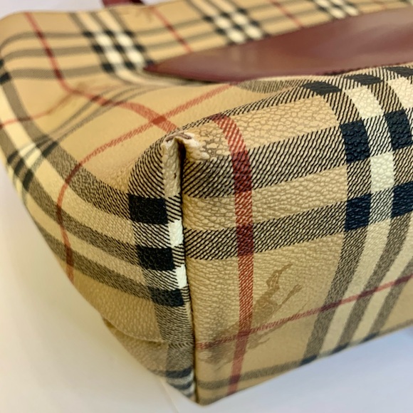 Burberry Tote Tartan Red ~Large - Picture 11 of 12